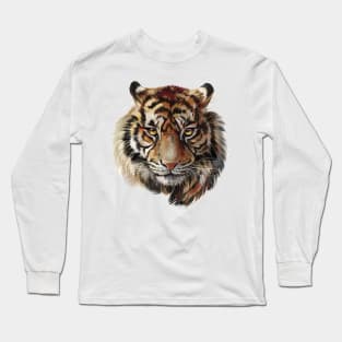 Wildlife head tiger Long Sleeve T-Shirt